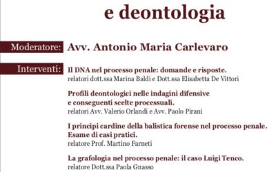 Criminalistica: grande partecipazione al convegno al San Giorgio