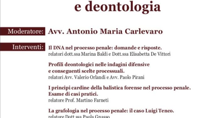 Criminalistica: grande partecipazione al convegno al San Giorgio