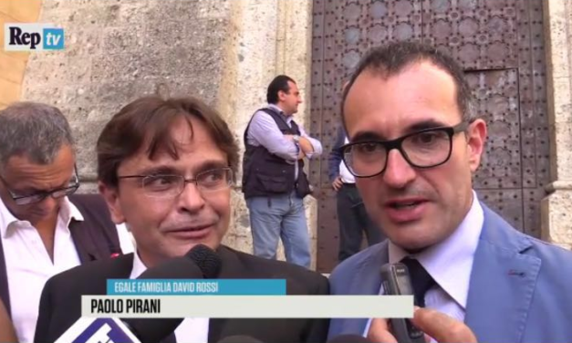 Avvocato Paolo Pirani intervistato da Repubblica TV sulle vicende del caso David Rossi