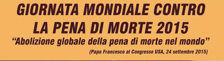 Giornata mondiale contro la pena di morte